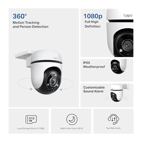 TP-Link Tapo C500: Outdoor Security Camera w/ Night Vision