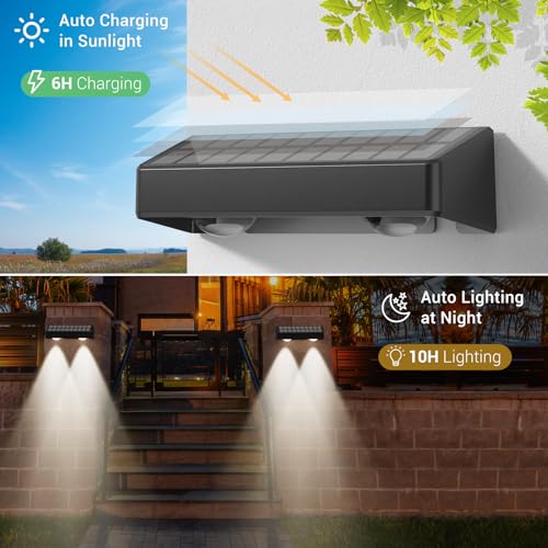 Quntis RGBWW Solar Deck Lights 8 Pack VIP