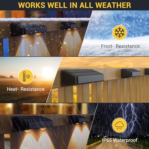 Quntis RGBWW Solar Deck Lights 8 Pack VIP