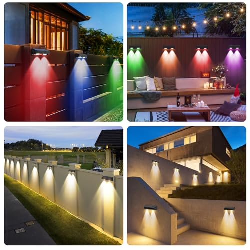 Quntis RGBWW Solar Deck Lights 8 Pack VIP