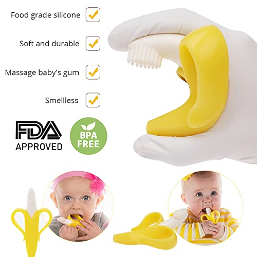 Organic BPA-Free Banana Teether for Soothing Baby Gums