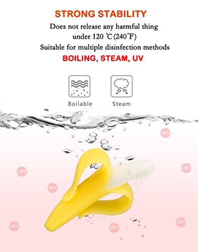 Organic BPA-Free Banana Teether for Soothing Baby Gums