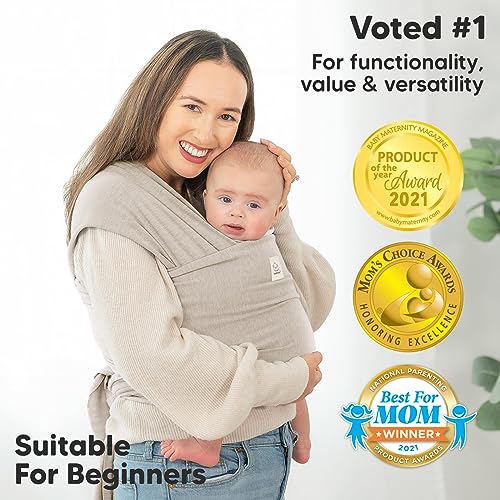 KeaBabies Baby Wrap Carrier - Original Breathable Sling