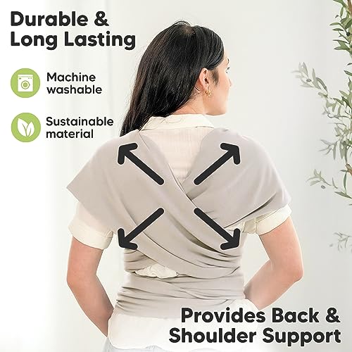 KeaBabies Baby Wrap Carrier - Original Breathable Sling