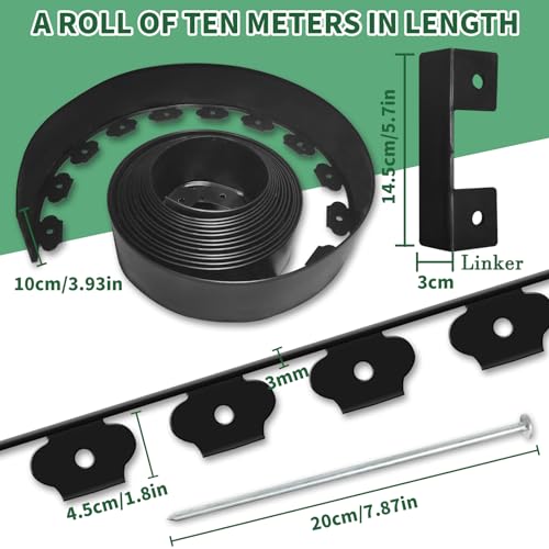 YEEBECA VIP Flexible Lawn Edging Border Kit