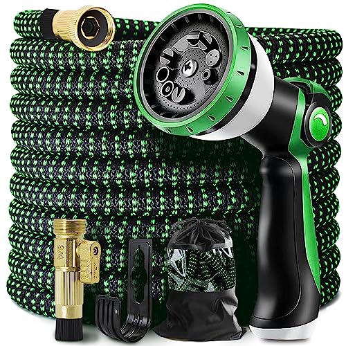 Relxitl 100ft Expandable Garden Hose with 10 Function Sprayer