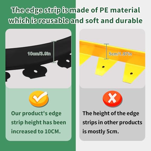 YEEBECA VIP Flexible Lawn Edging Border Kit