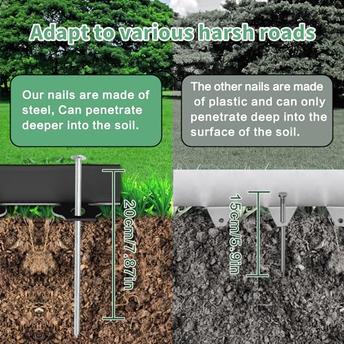 YEEBECA VIP Flexible Lawn Edging Border Kit