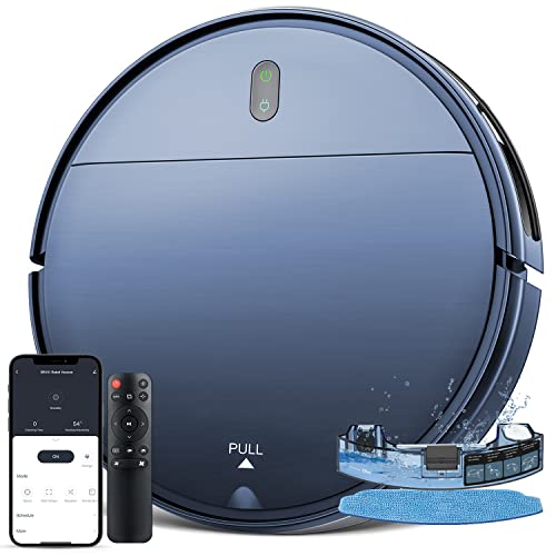 ZCWA Robot Vacuum Cleaner with WiFi/App, Self-Charging, Mop