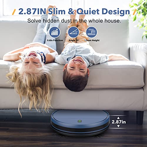 ZCWA Robot Vacuum Cleaner with WiFi/App, Self-Charging, Mop