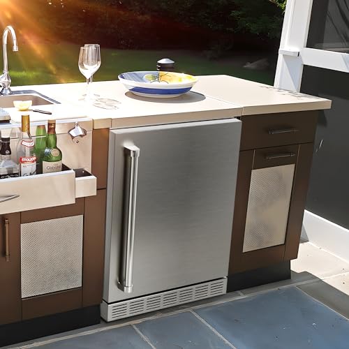 15" Weatherproof Undercounter Drawer Fridge for Indoor & Outdoor VIP Shopping