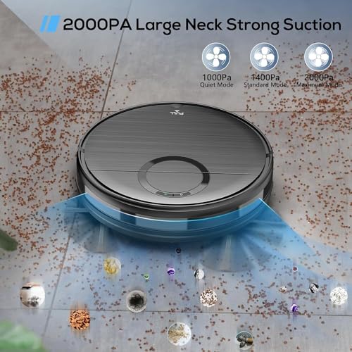 2-in-1 Robot Vacuum & Mop with Wi-Fi/App Control