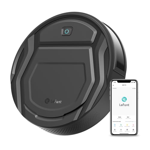 Lefant Robot Vacuum - 2200Pa Suction, WiFi Control