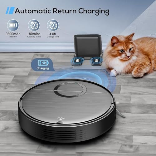2-in-1 Robot Vacuum & Mop with Wi-Fi/App Control