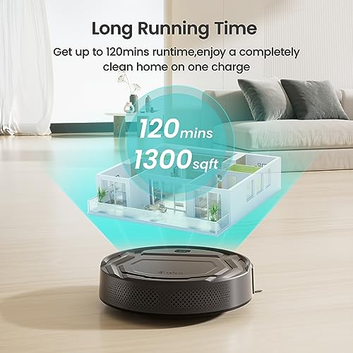 Lefant Robot Vacuum - 2200Pa Suction, WiFi Control