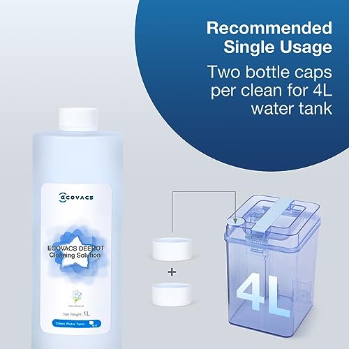 VIP Cleaning Solution 1L for Ecovacs Robot Vacuums