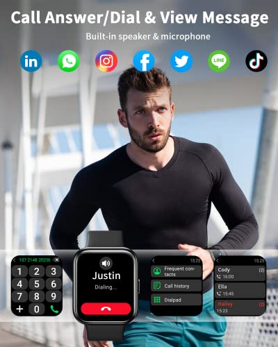 VIP Smart Watch with Call Answer/Dial, Alexa Built-in