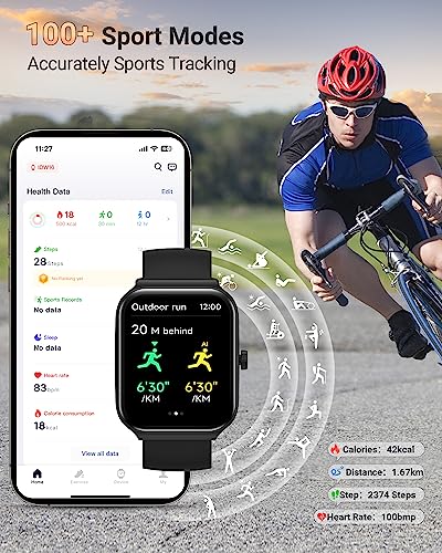 VIP Smart Watch with Call Answer/Dial, Alexa Built-in
