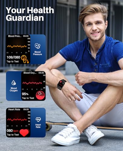 2024 Smart Watch: Infrared Blood Oxygen Monitor, IP68 Waterproof