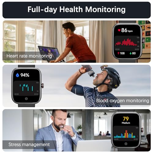 Bluetooth Call Smart Watch with Alexa, Fitness Tracker