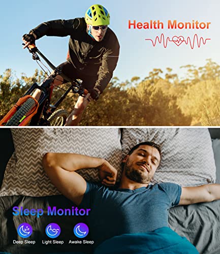 LIGE Military Smart Watch: Call, Fitness Tracker, IP68