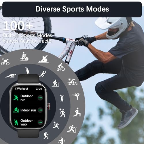 Bluetooth Call Smart Watch with Alexa, Fitness Tracker