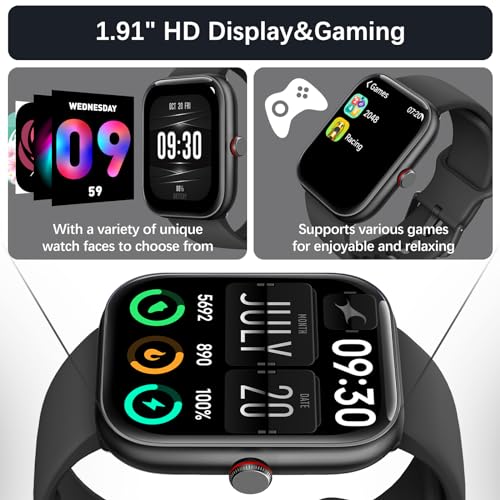 Bluetooth Call Smart Watch with Alexa, Fitness Tracker