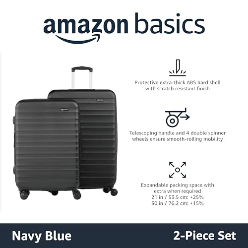 VIP Black Hardside Spinner Luggage Set
