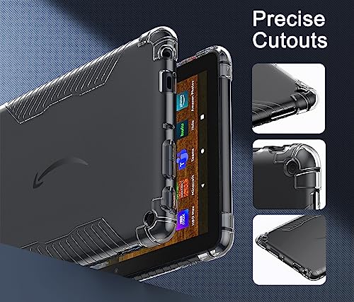 MoKo Ultra Clear Soft TPU Case for Kindle Fire HD 8 (12th Gen)