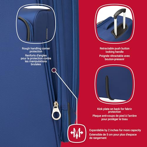 SWISSGEAR Elite Air Carry-On Luggage - Blue, 20