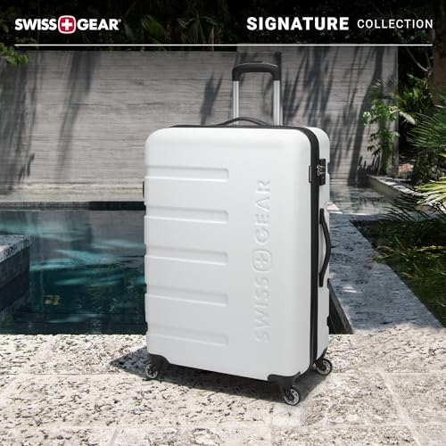 SwissGear Signature Hardside Large White Suitcase - 28-inch