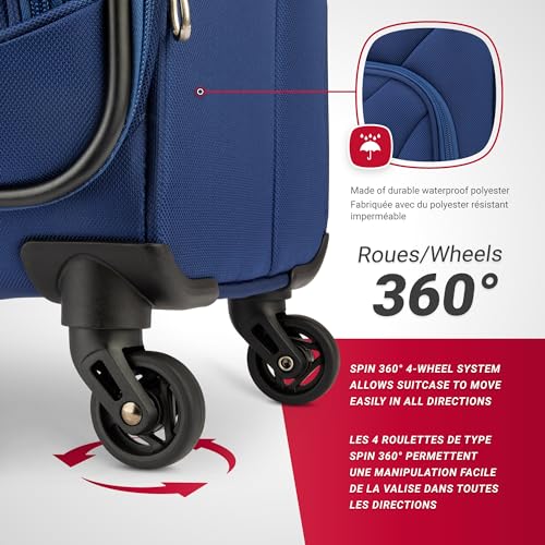 SWISSGEAR Elite Air Carry-On Luggage - Blue, 20