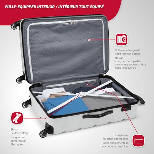 SwissGear Signature Hardside Large White Suitcase - 28-inch
