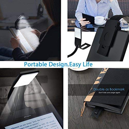 USB Rechargeable LED Book Light for Night Reading