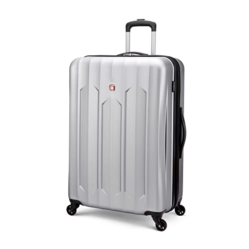 Swiss Gear 28" Large Hardside Spinner Luggage Silver