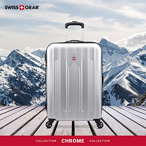 SWISSGEAR Chrome 24-Inch Hardside VIP Spinner Luggage