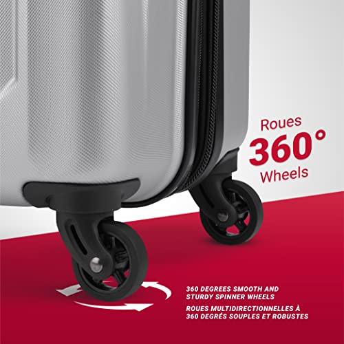 Swiss Gear 28" Large Hardside Spinner Luggage Silver