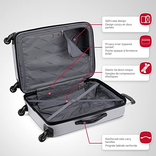 SWISSGEAR Chrome 24-Inch Hardside VIP Spinner Luggage