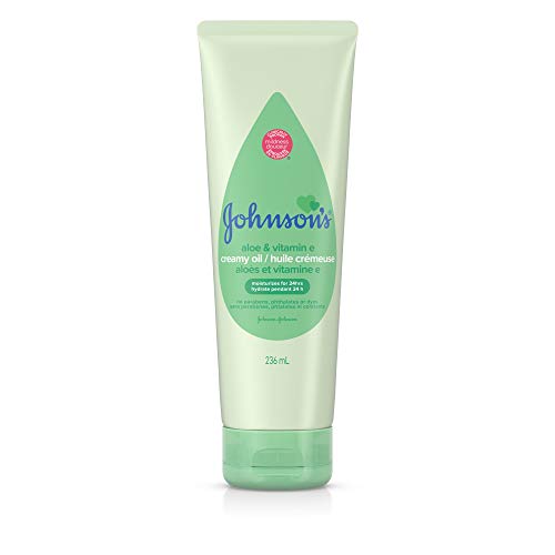 Johnson's Baby Creamy Oil: Aloe & Vitamin E Lotion