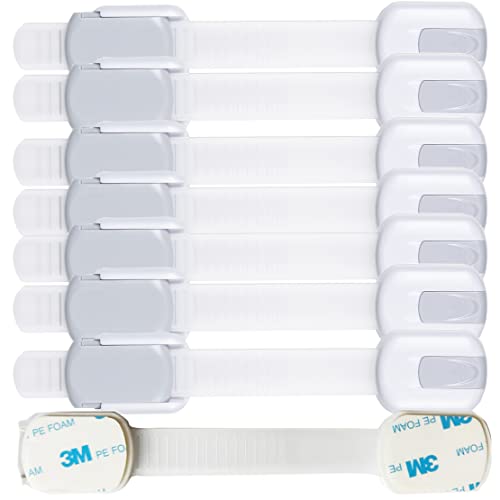 8-Pack Child Proof Safety Locks for Cabinets and Drawers