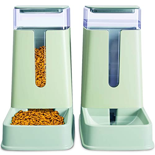 Automatic Pet Feeder & Waterer Set for Small/Medium Pets