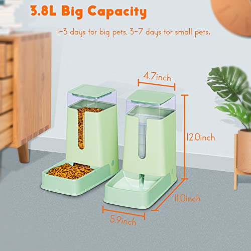 Automatic Pet Feeder & Waterer Set for Small/Medium Pets