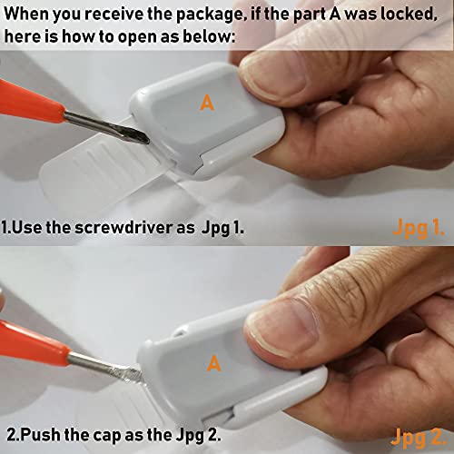 8-Pack Child Proof Safety Locks for Cabinets and Drawers