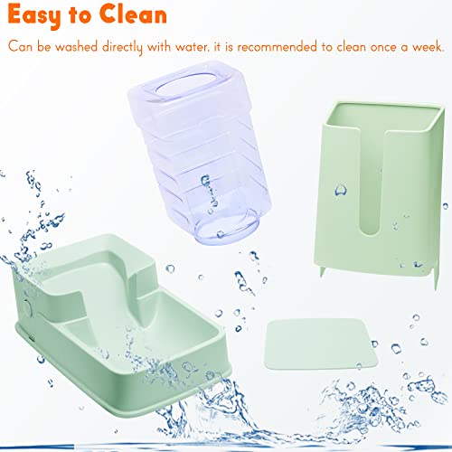 Automatic Pet Feeder & Waterer Set for Small/Medium Pets