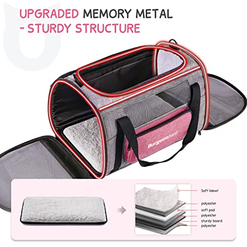 Premium Cat Carrier for Medium Cats Under 25 lbs