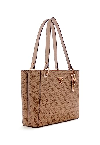 GUESS Women's Small Noel Tote, Latte Logo