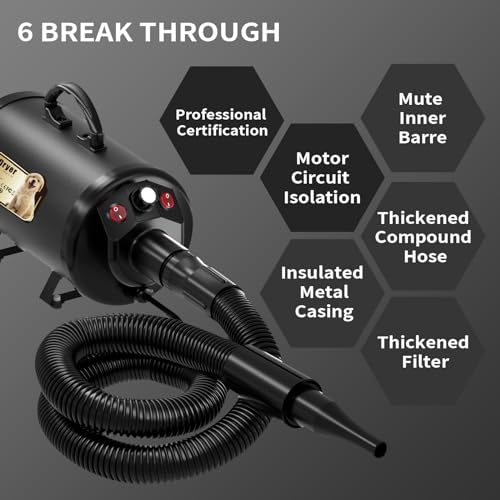 VIP Dog Grooming Dryer with Upgraded Features