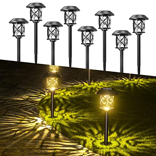VIP Solar Pathway Lights - 8 Pack warm white