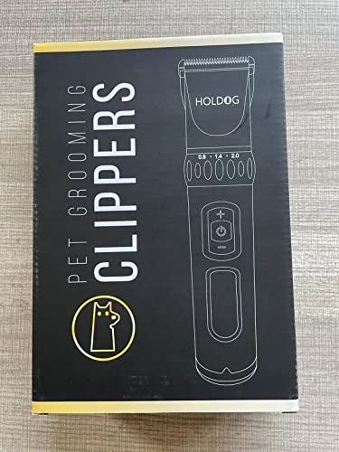 Professional Rechargeable Cordless Dog Clippers for Thick Coats