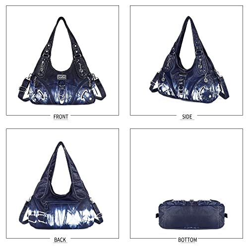 Angelkiss Women's Satchel Handbag: Hobo Purses & Shoulder Bags